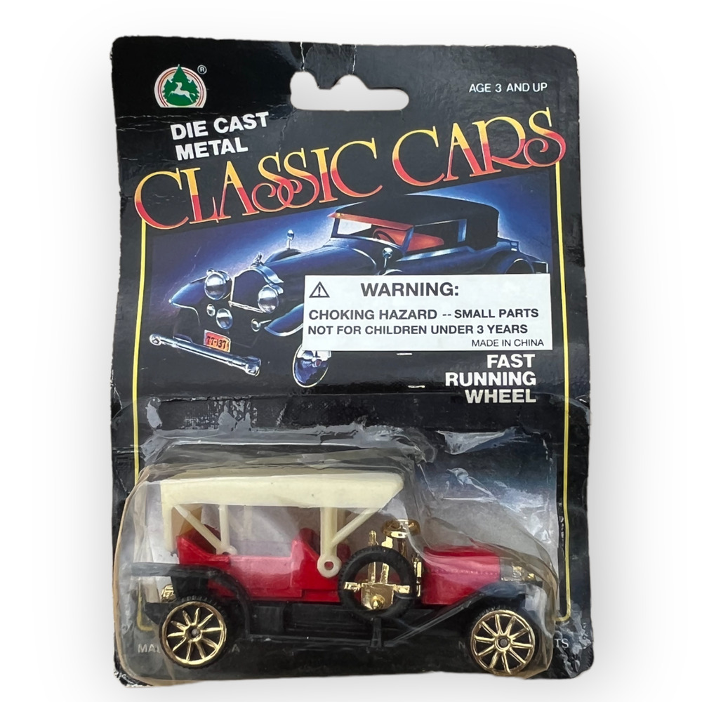 Vintage Die Cast Metal Classic Cars Fast Running Wheel In the Original Packaging